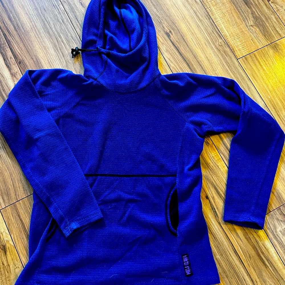 Women’s Small Melanzana microgrid hoodie